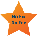 NO FIX - NO FEE If we can't repair your computer (if no solution is found), we won't charge you!